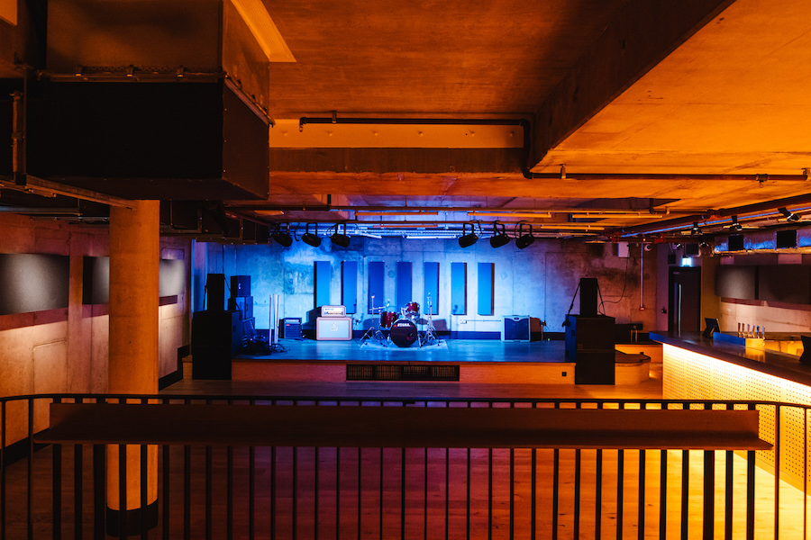 The new basement area and stage. Photo: Jake Davis