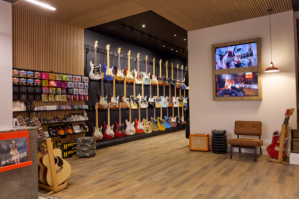 Dawsons Music on Denmark Street Interior