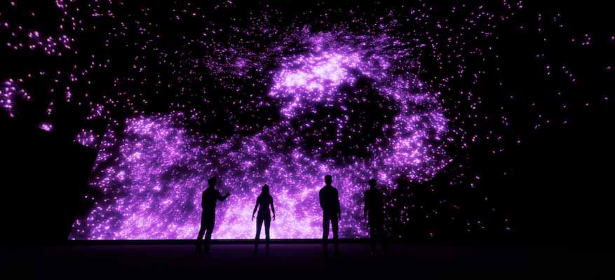 People stargazing