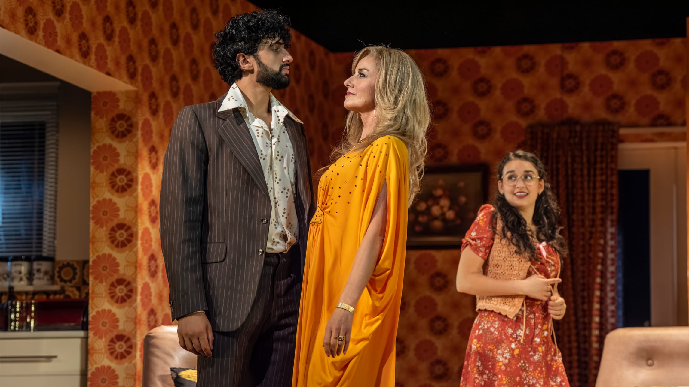 The cast of Abigail's Party at The Harold Pinter Theatre, London