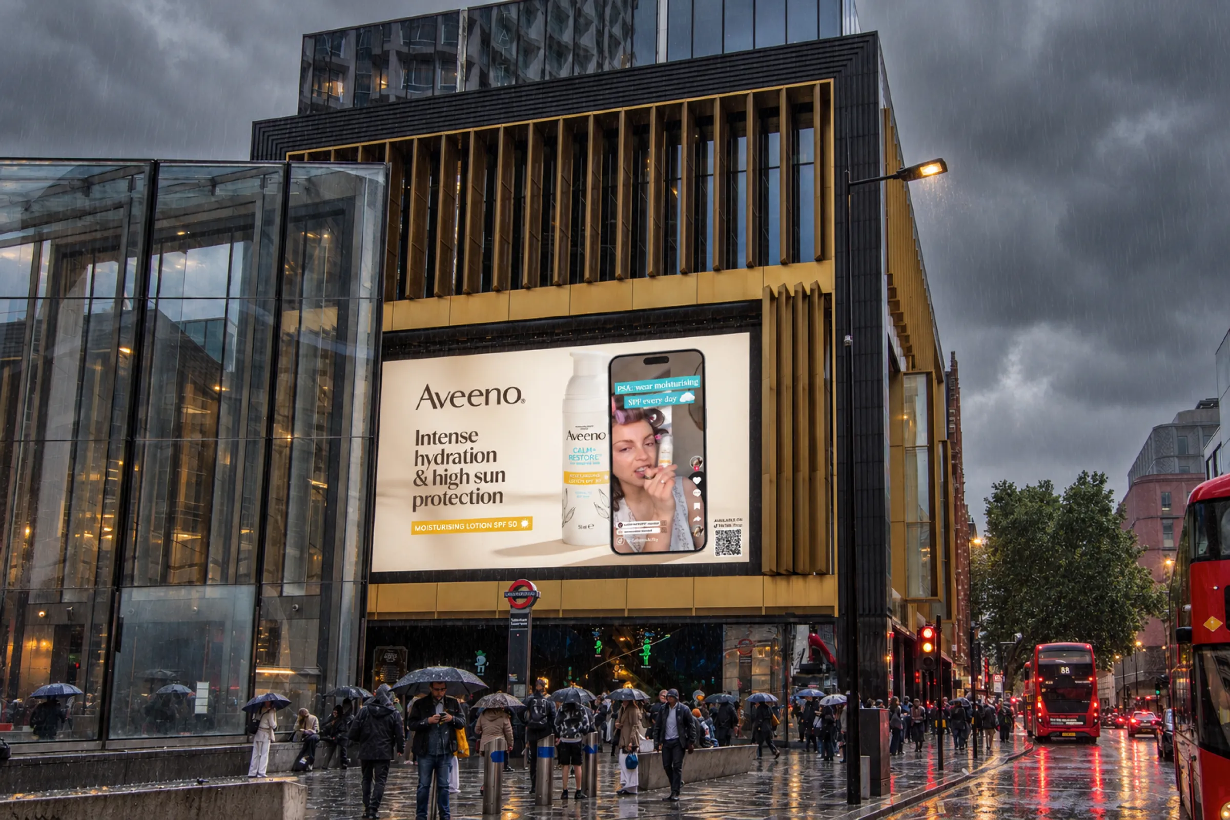 Aveeno at Outernet London