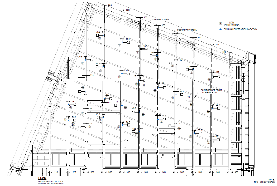 The Now Building rigging drawing
