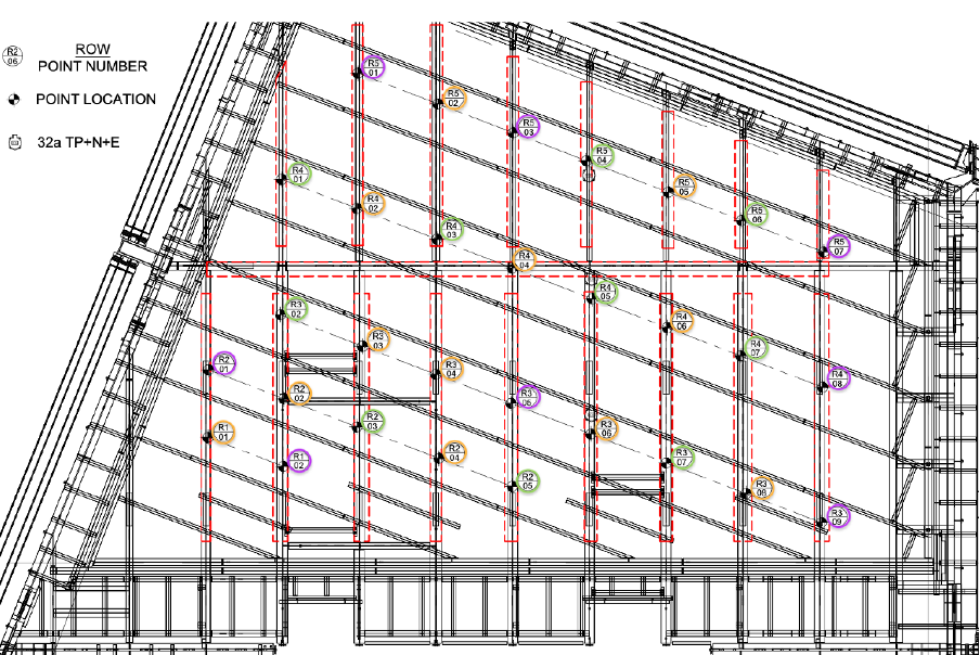 Technical diagram for lighting rigs
