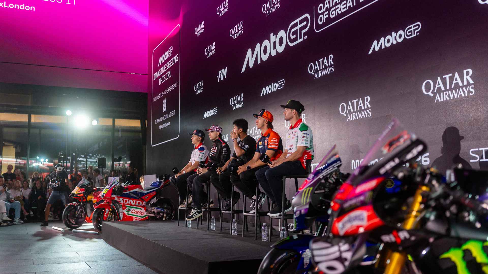 MotoGP activation in The Now Building