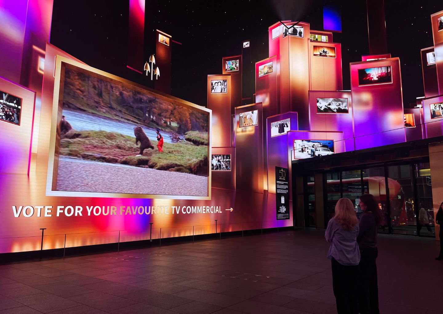 50 years of TV adverts exhibition at Outernet