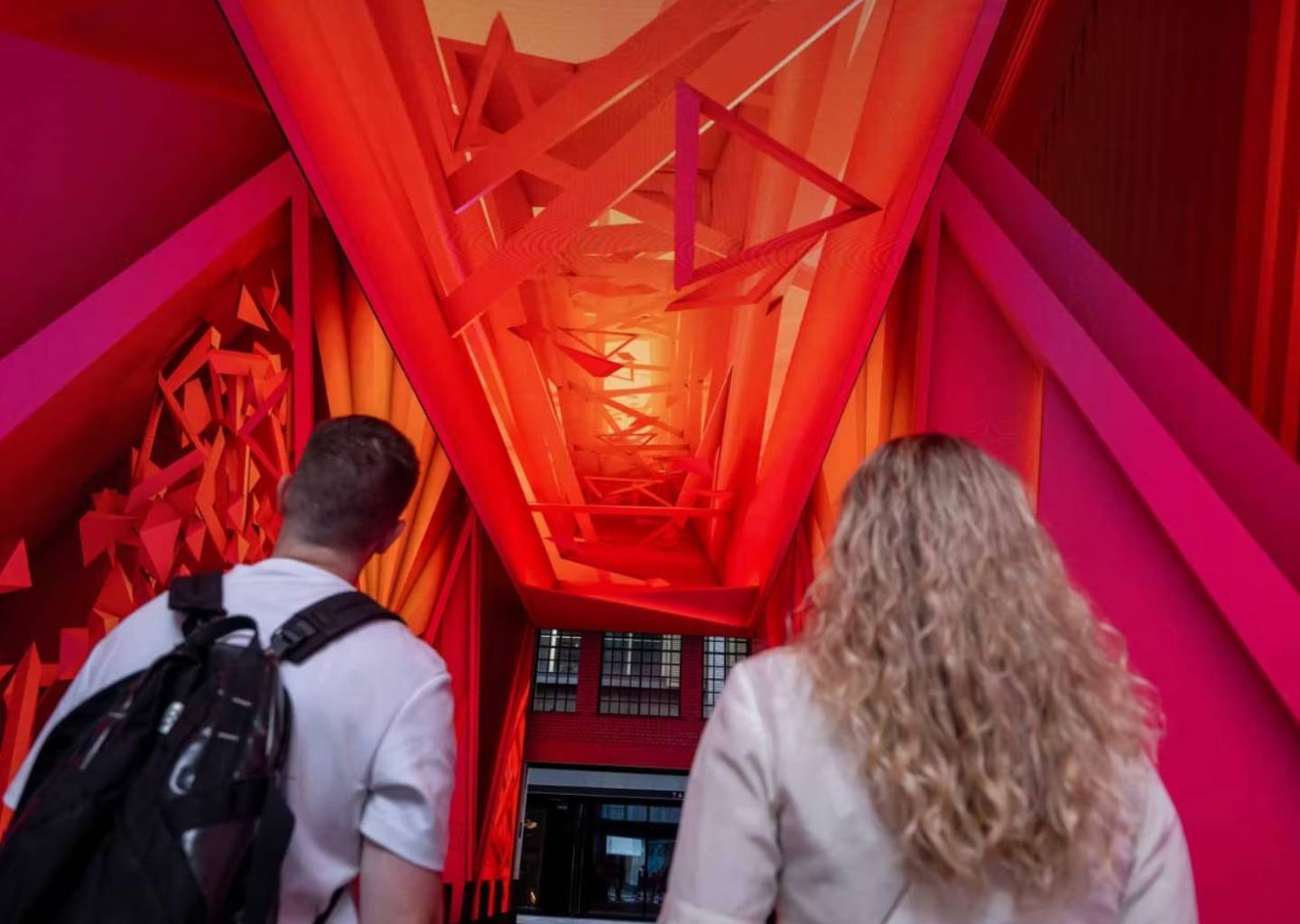 Chromatic States watched by two people in Now Arcade
