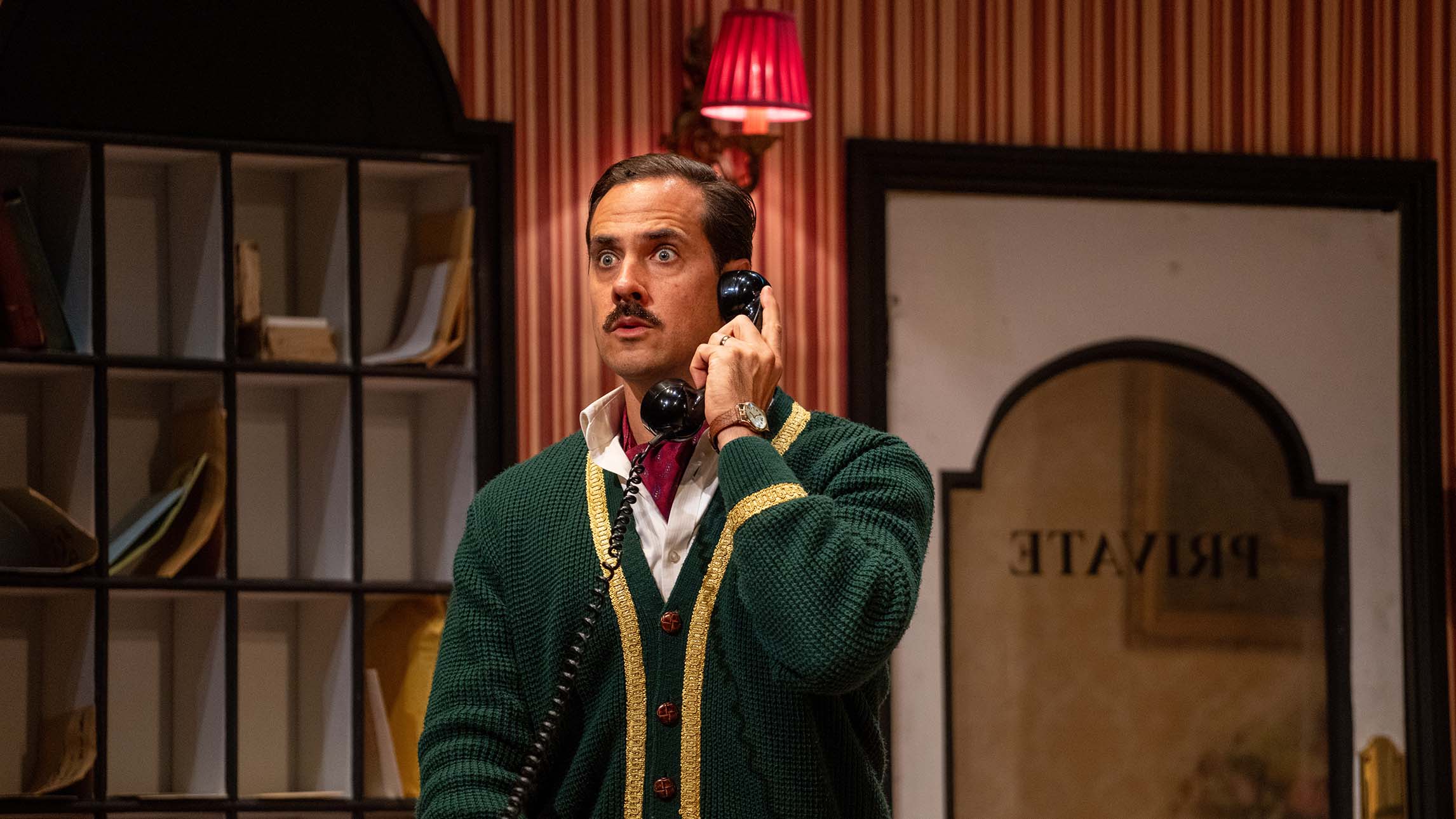 Basil Fawlty on the phone