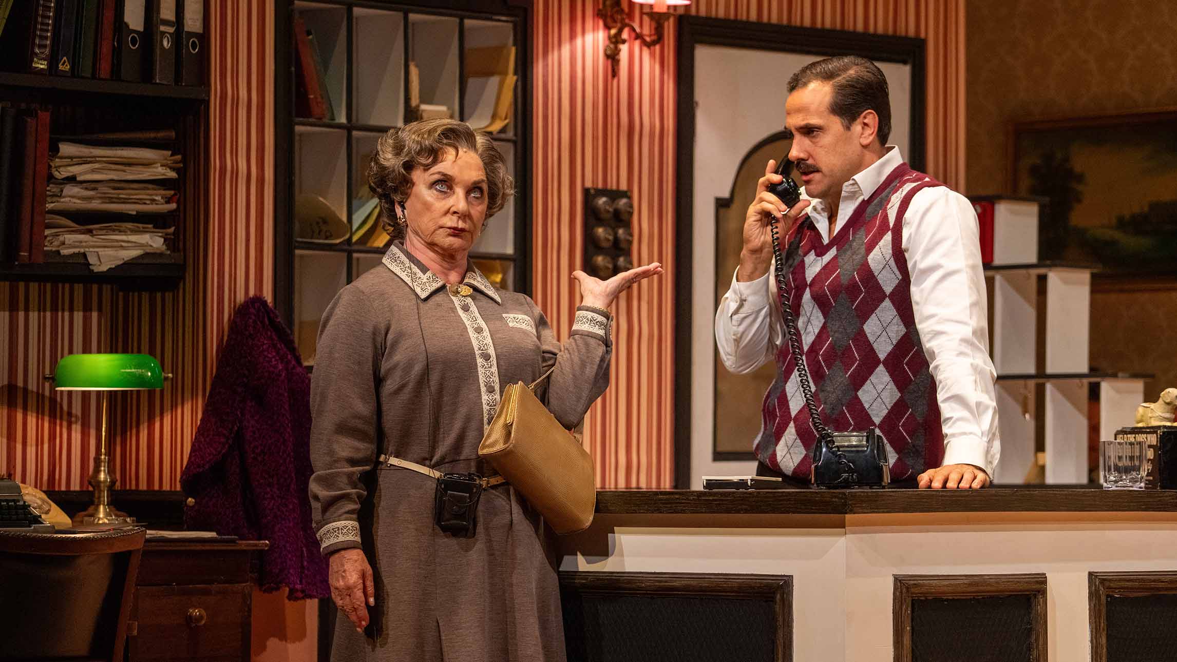 Mrs Richards and Basil Fawlty