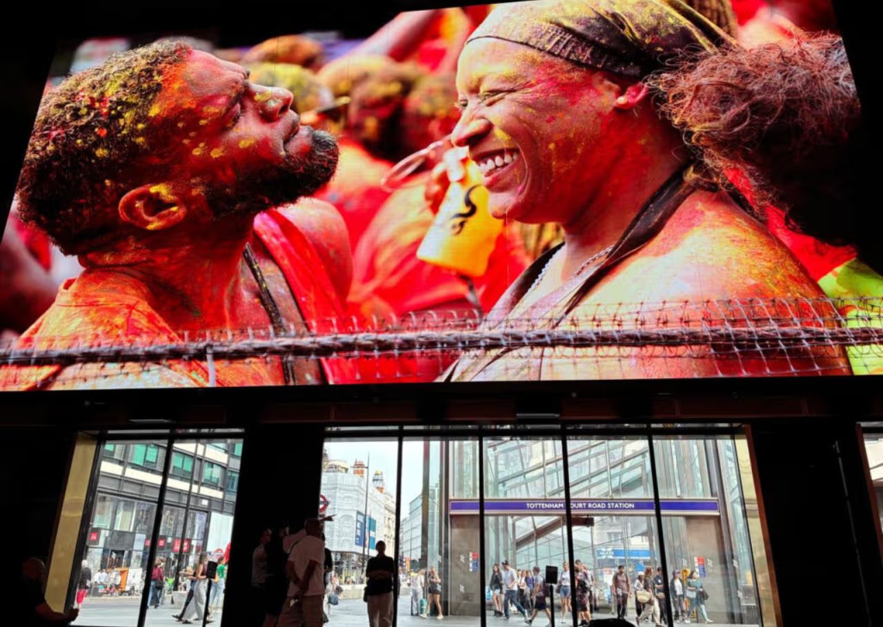 Ian Watts' Carnival photographs in The Now Building