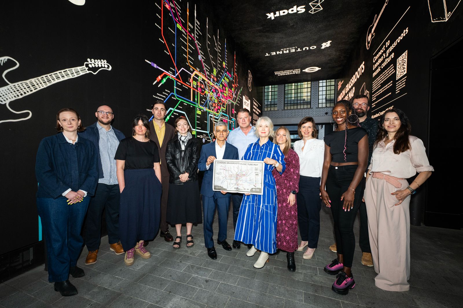 London Grass Roots Music Tube Map Launch