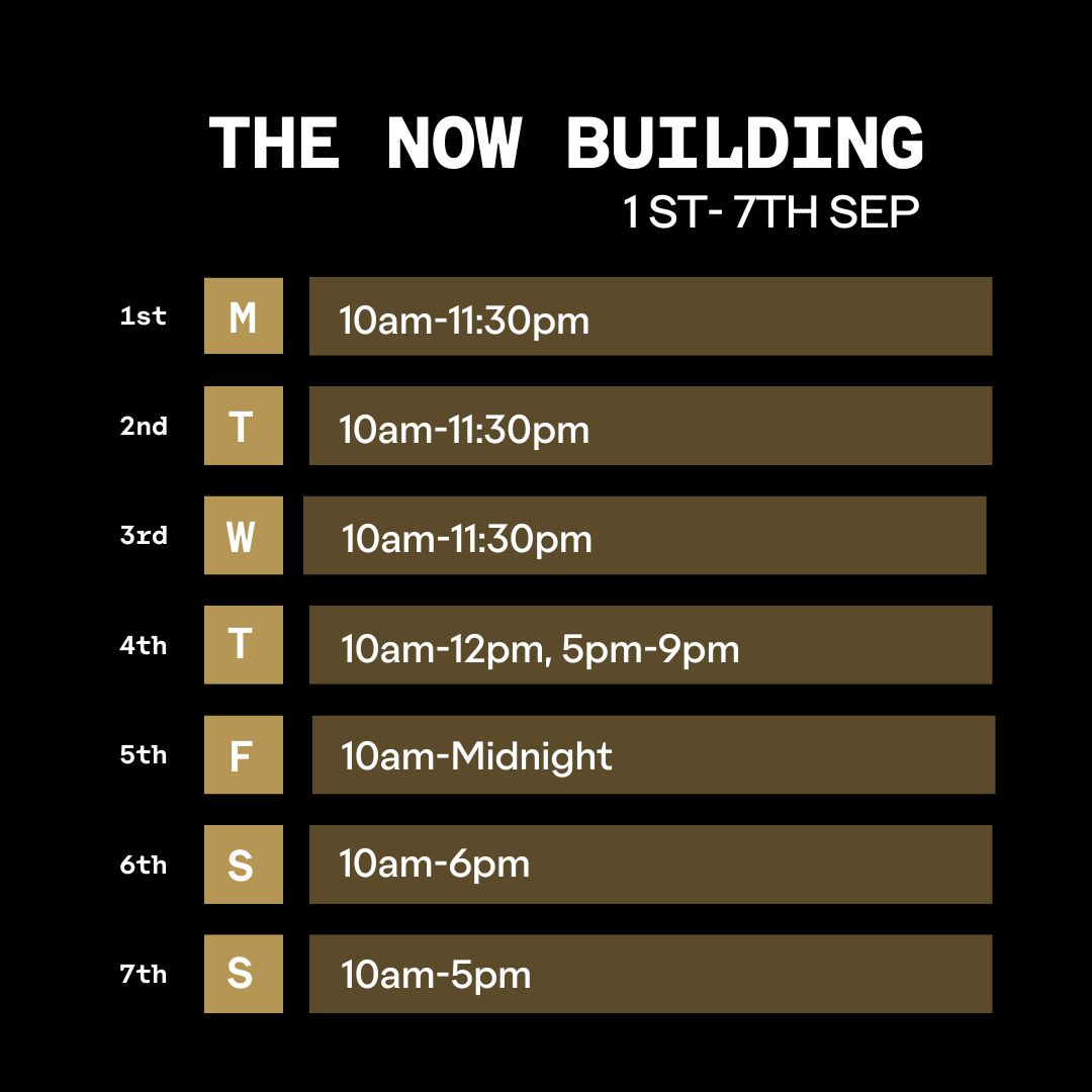Outernet Now Building Opening Times 1st September 2025