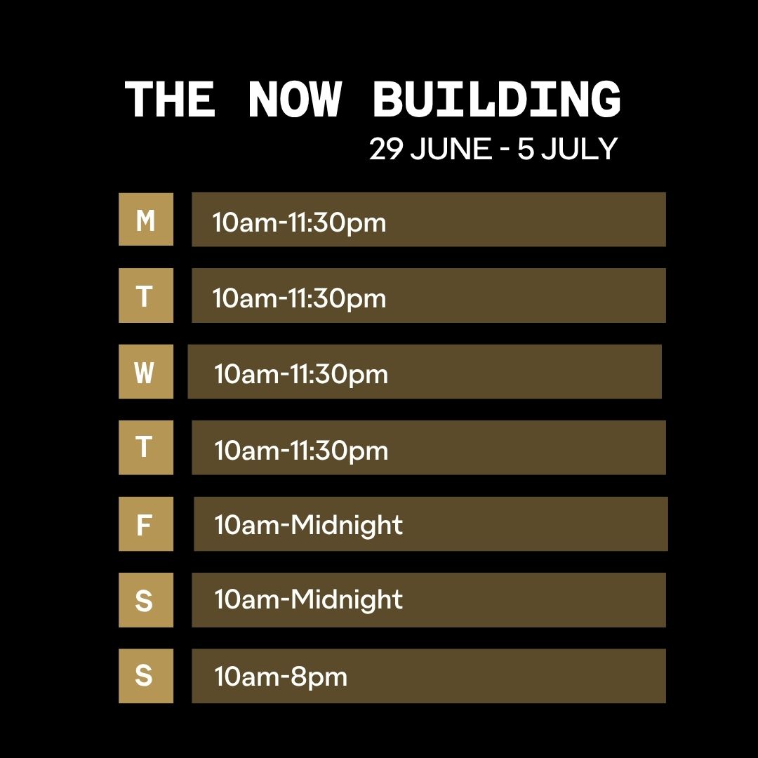 Opening Times for Outernet Week 29th June 2026