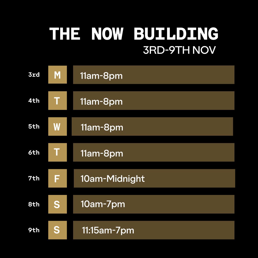 Outernet Now Building Opening Times 3rd Nov 2025