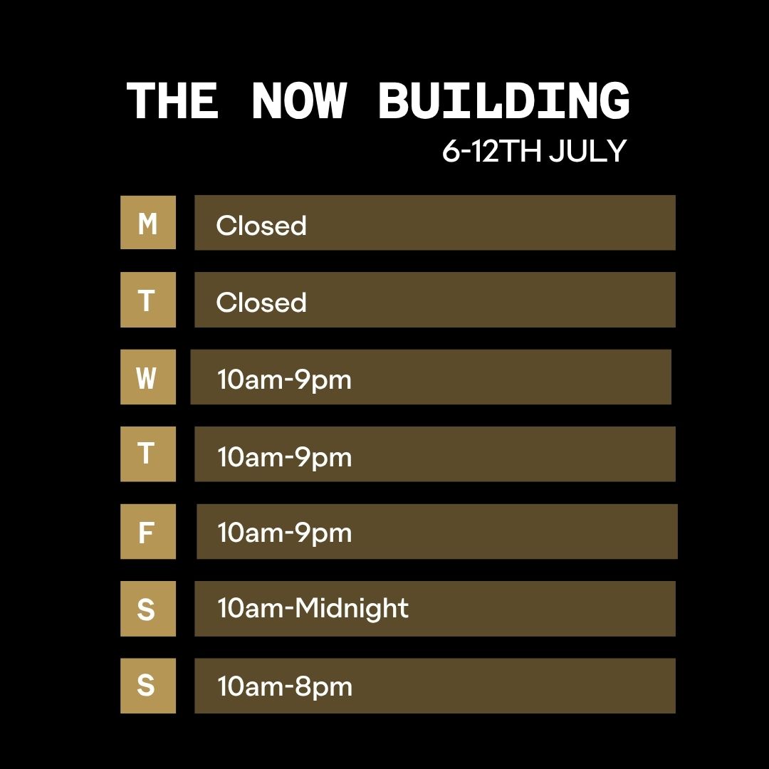 Opening Times for Outernet Week 6 July 2026