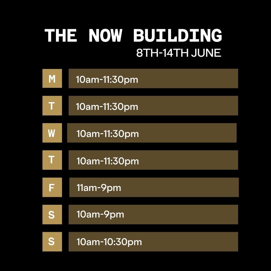 Opening Times for Outernet 8th June 2026