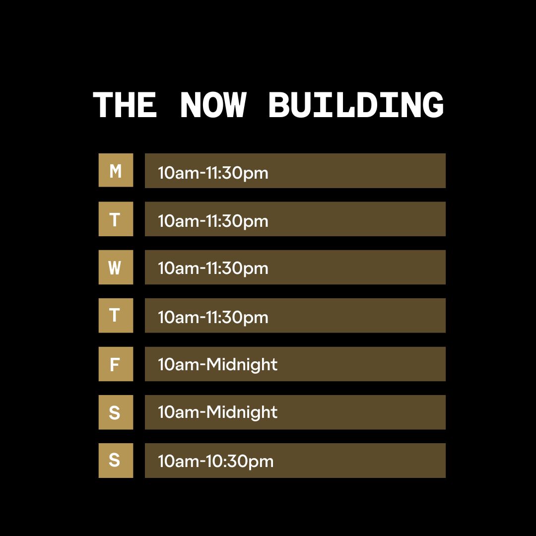 Outernet Now Building Opening Times 7th to 13th April 2025