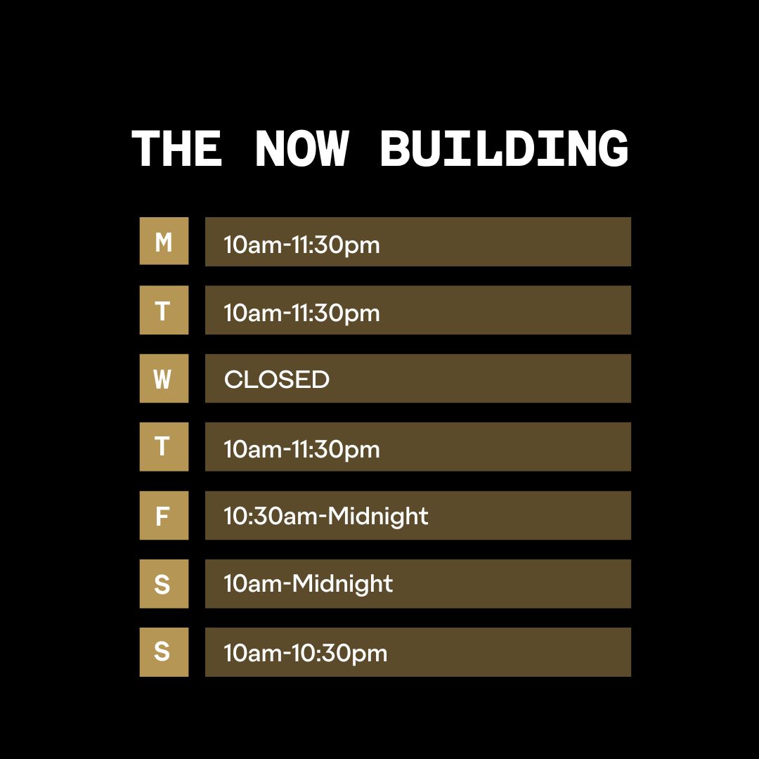 Outernet Now Building Opening Times 5th to 11th May 2025