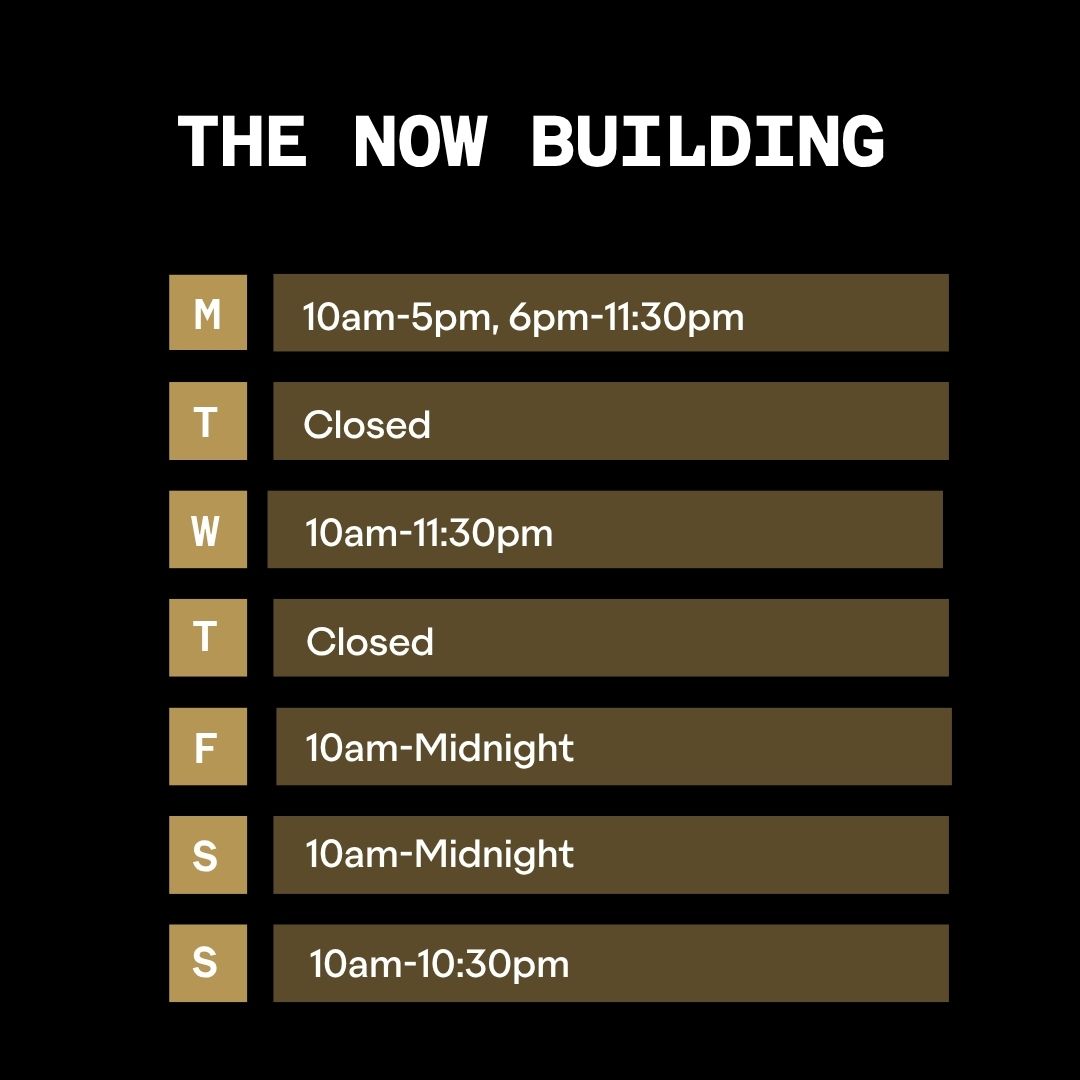 Opening Times for Outernet 12 October 2026
