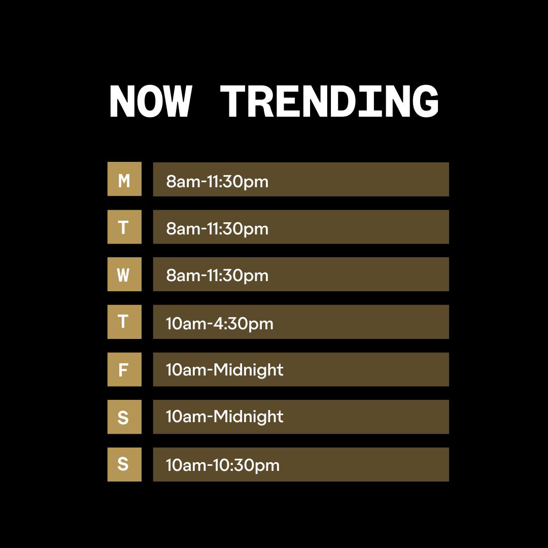 Outernet Opening Times for Now Trending 9th-15th June 2025