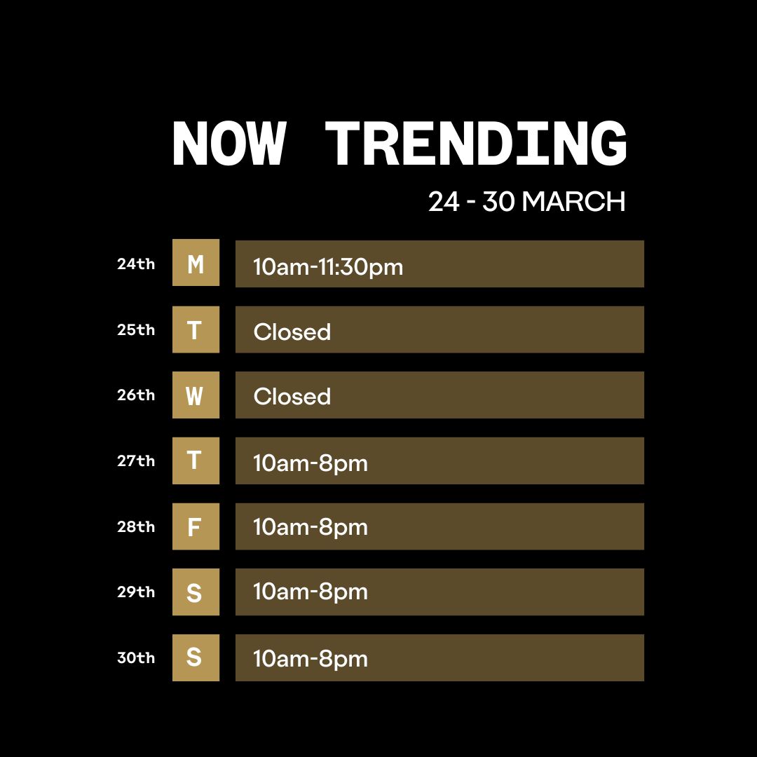 Now Trending Building Weekly Opening Times March 2025
