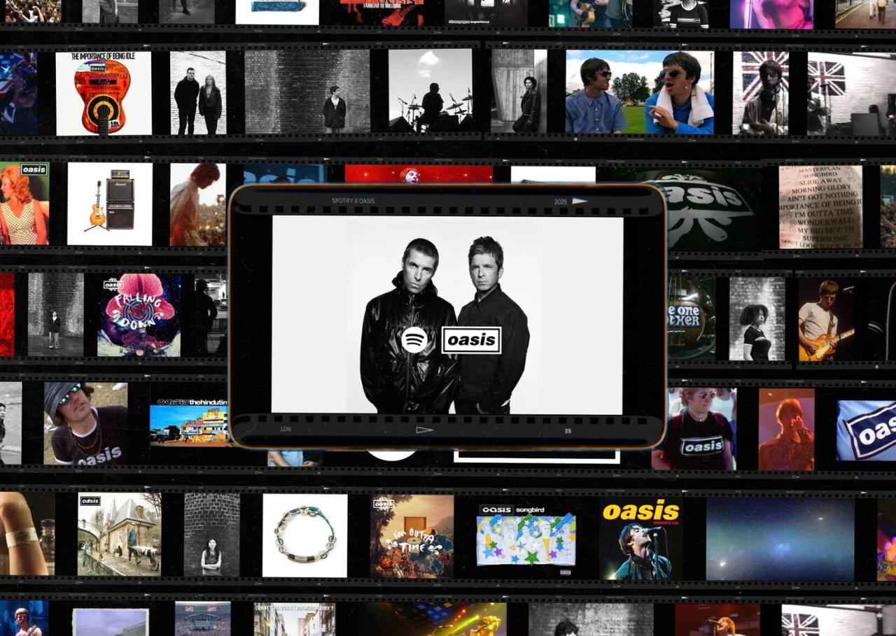 OASIS Spotify exhibition