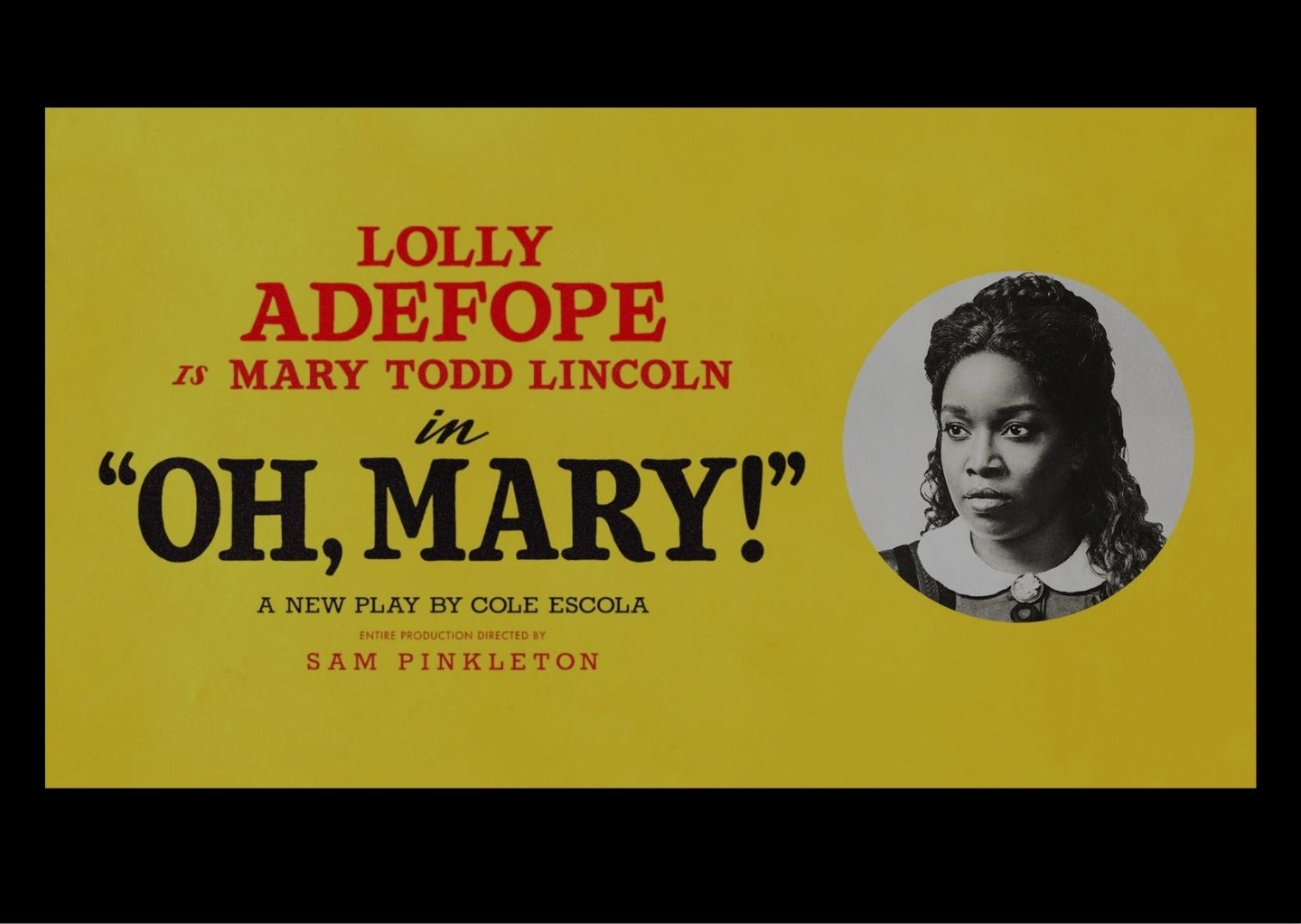 Oh Mary Header promotional banner