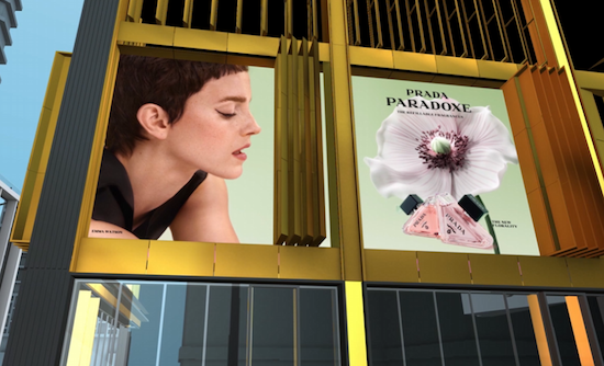 Prada on the Now Building
