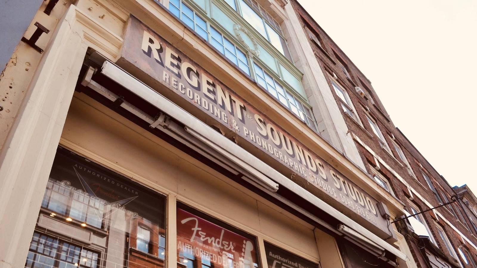 Regent Sound shopfront
