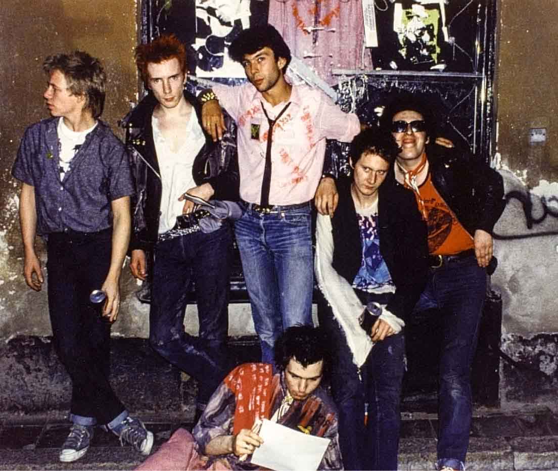 Photo of the Sex Pistols