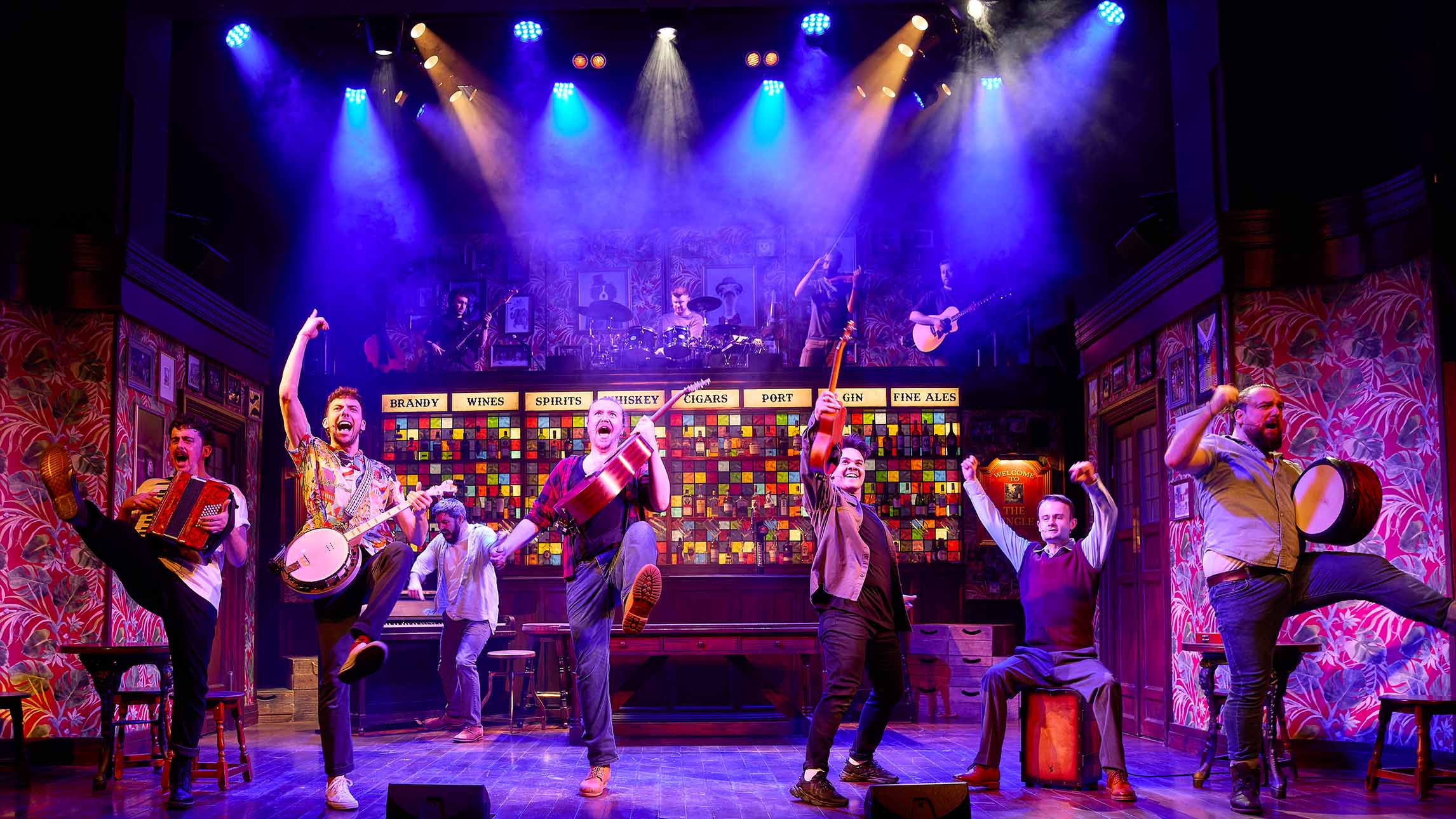 The cast of The Choir of Man